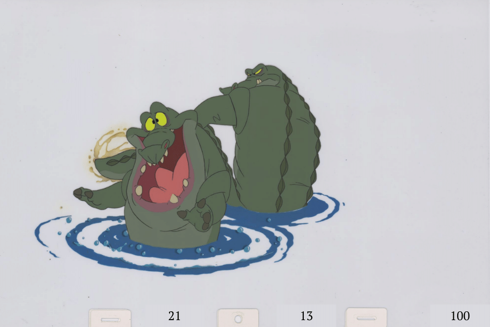 Art Cel Puffin & Gator (Sequence 21-13)