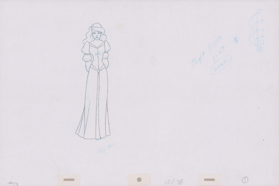 Pencil Art Odette & Rothbart (Sequence 12-78)