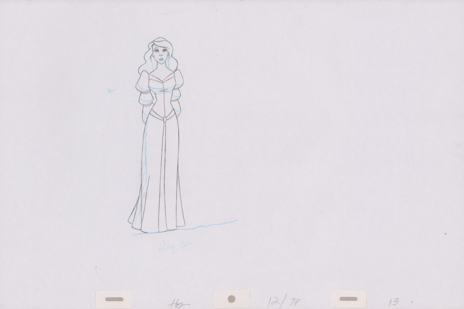 Pencil Art Odette & Rothbart (Sequence 12-78)