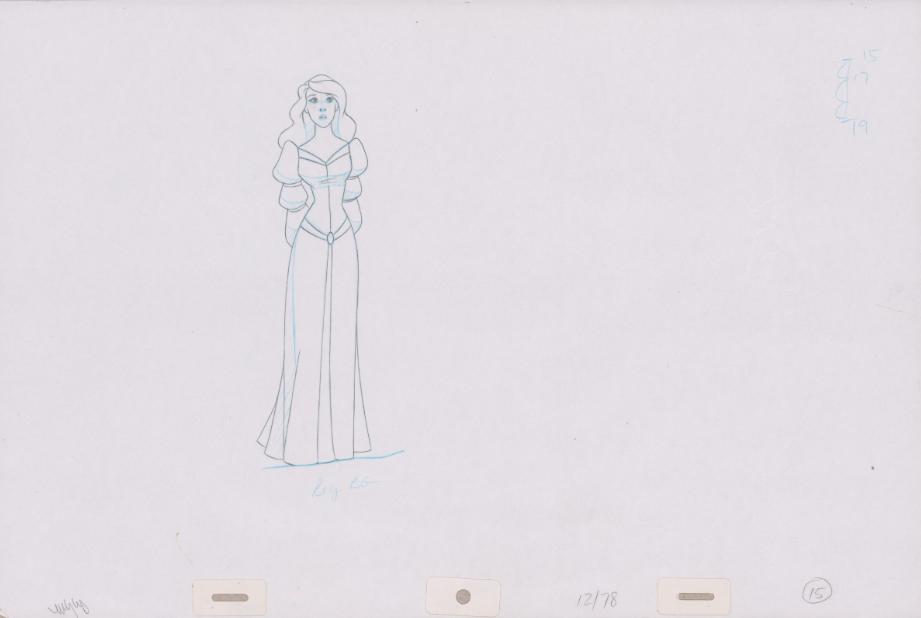 Pencil Art Odette & Rothbart (Sequence 12-78)