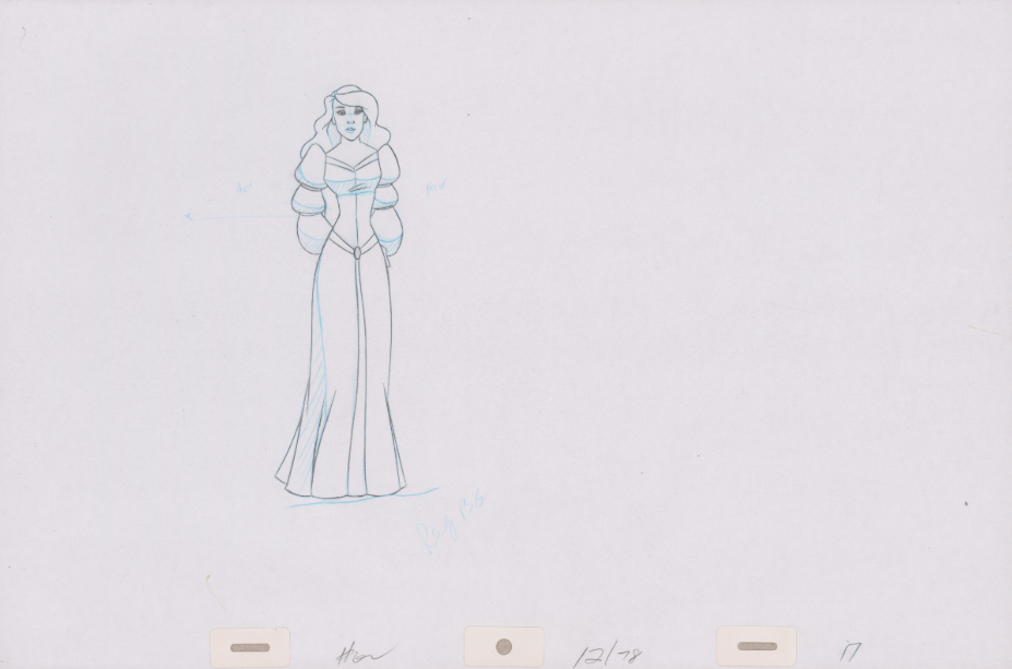 Pencil Art Odette & Rothbart (Sequence 12-78)