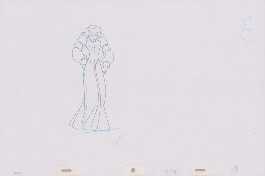 Pencil Art Odette & Rothbart (Sequence 12-78)