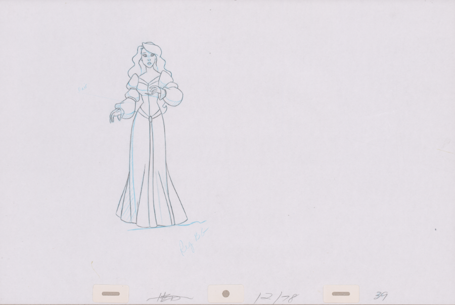 Pencil Art Odette & Rothbart (Sequence 12-78)