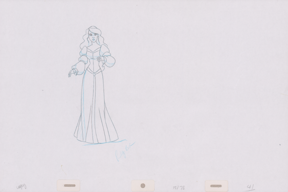 Pencil Art Odette & Rothbart (Sequence 12-78)
