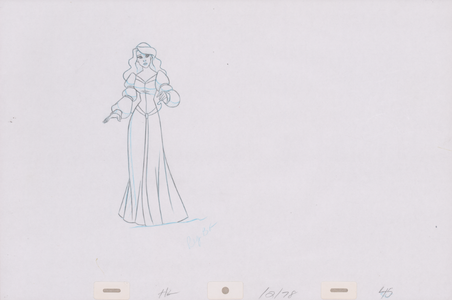 Pencil Art Odette & Rothbart (Sequence 12-78)