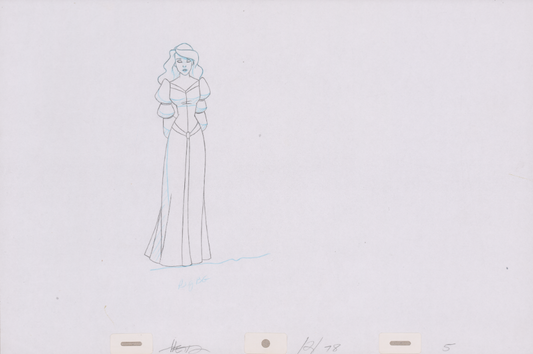 Pencil Art Odette & Rothbart (Sequence 12-78)