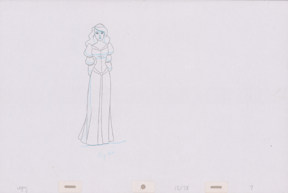 Pencil Art Odette & Rothbart (Sequence 12-78)