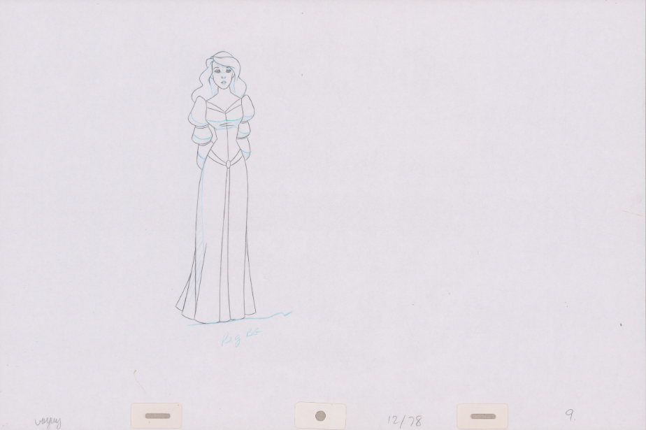 Pencil Art Odette & Rothbart (Sequence 12-78)