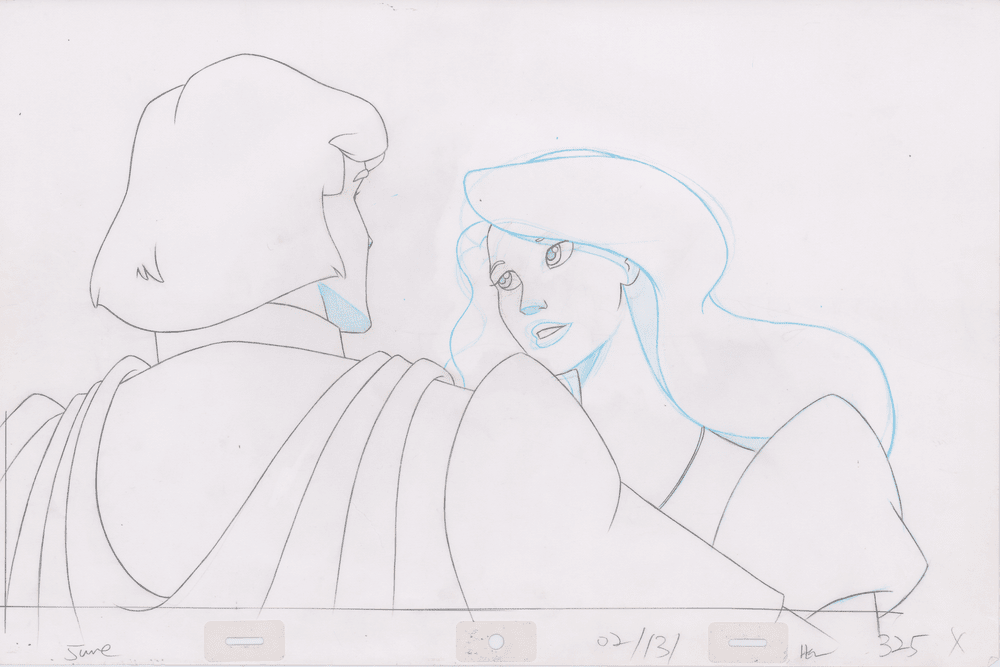 Pencil Art Derek & Odette Kiss (Sequence 2-131)