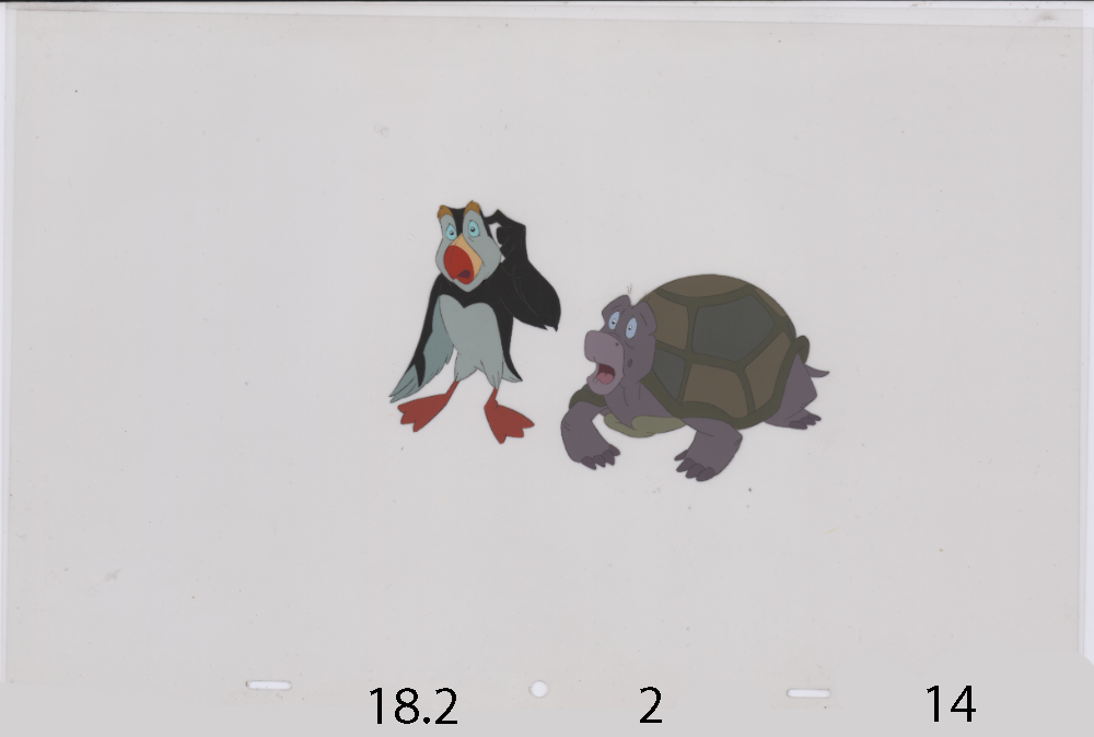 Art Cel Speed & Puffin (Swan 2, Sequence 18.2-2)