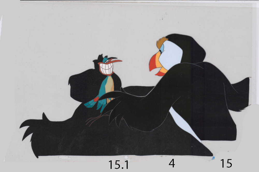 Art Cel Puffin and Whizzer (Swan 3, Sequence 15.1-4)