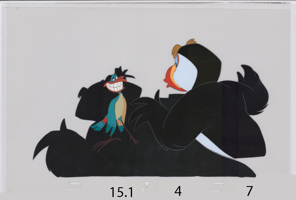 Art Cel Puffin and Whizzer (Swan 3, Sequence 15.1-4)