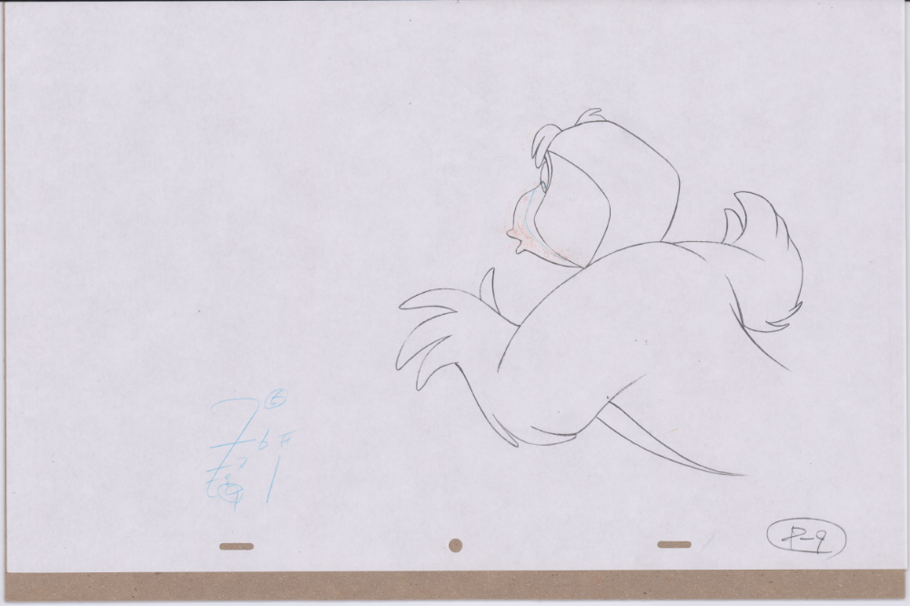 Art Cel Puffin and Whizzer (Swan 3, Sequence 15.1-4)