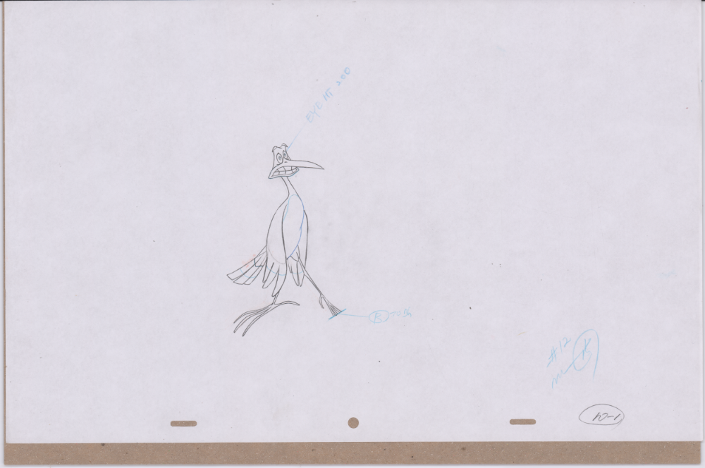 Art Cel Puffin and Whizzer (Swan 3, Sequence 15.1-4)