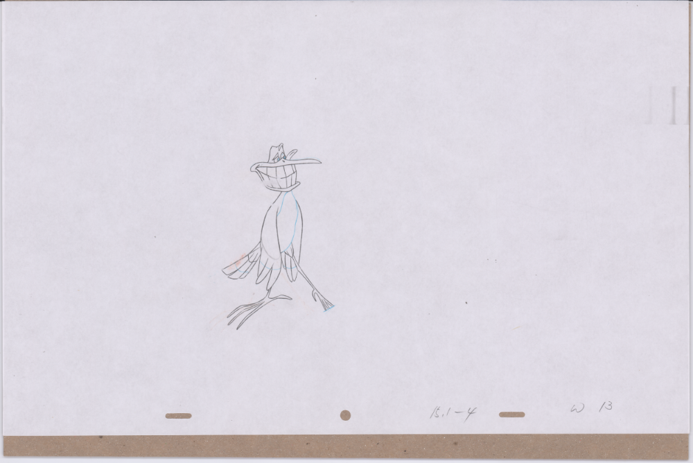 Art Cel Puffin and Whizzer (Swan 3, Sequence 15.1-4)