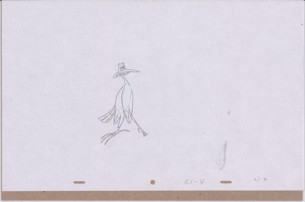 Art Cel Puffin and Whizzer (Swan 3, Sequence 15.1-4)