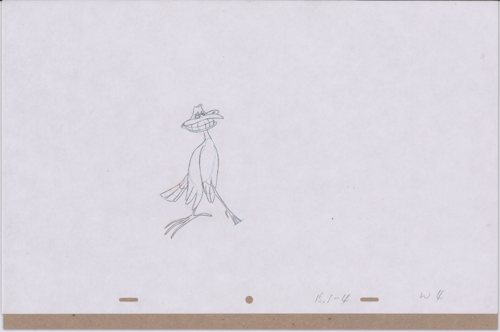 Art Cel Puffin and Whizzer (Swan 3, Sequence 15.1-4)
