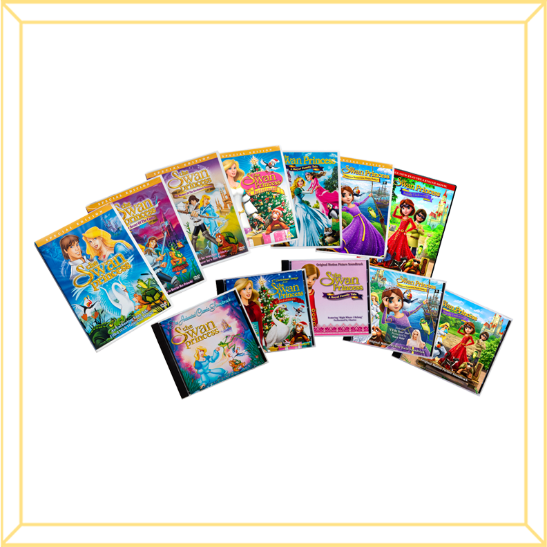 12 Pack Swan Princess Movie and Music
