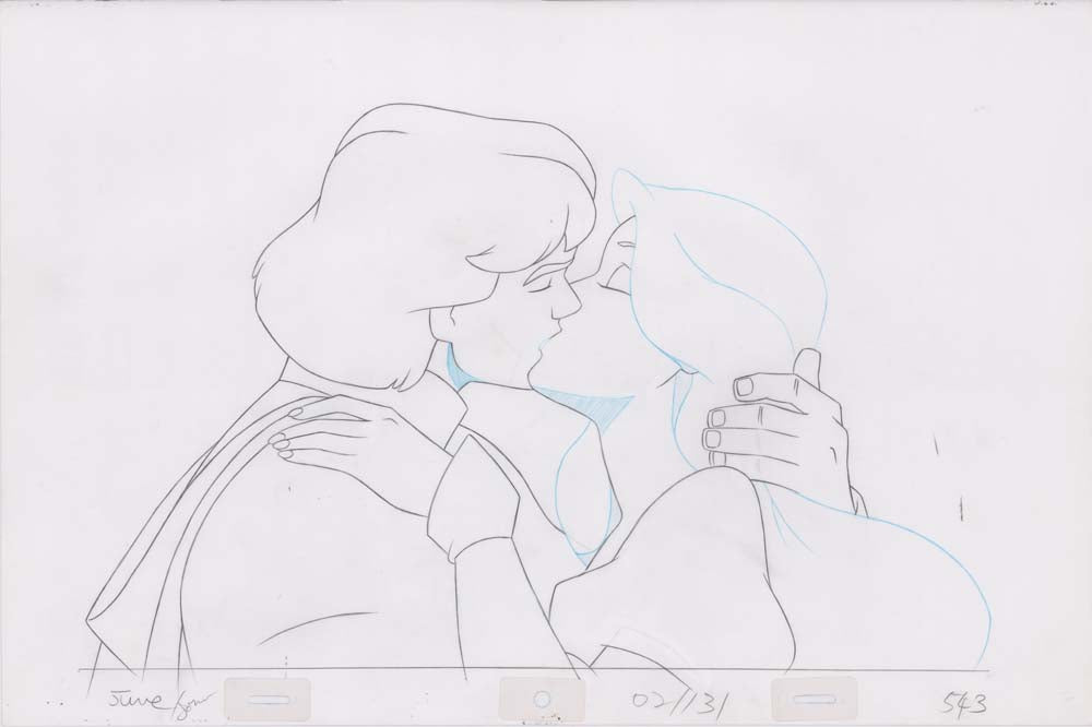 Pencil Art Derek & Odette Kiss (Sequence 2-131)