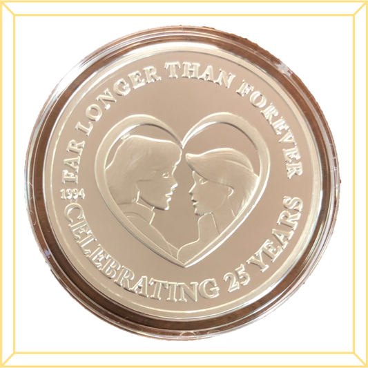 Swan Princess Commemorative Silver Coins - Heart Couple