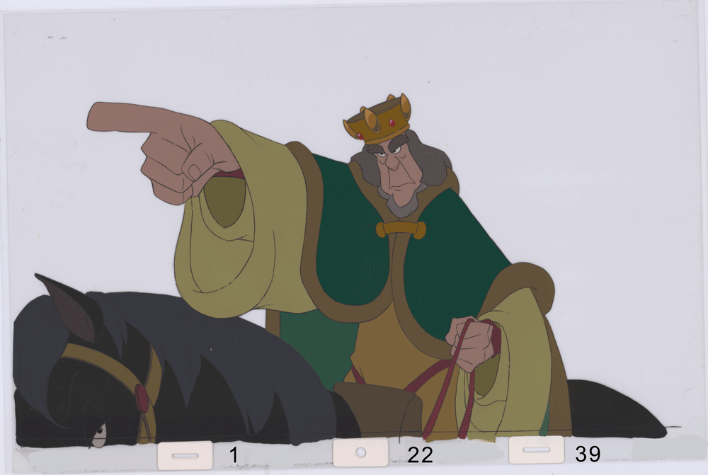 Swan Princess Celluloid Original Hand-Painted Animated Art Cel