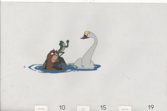 Swan Princess Celluloid Original Hand-Painted Animated Art Cel