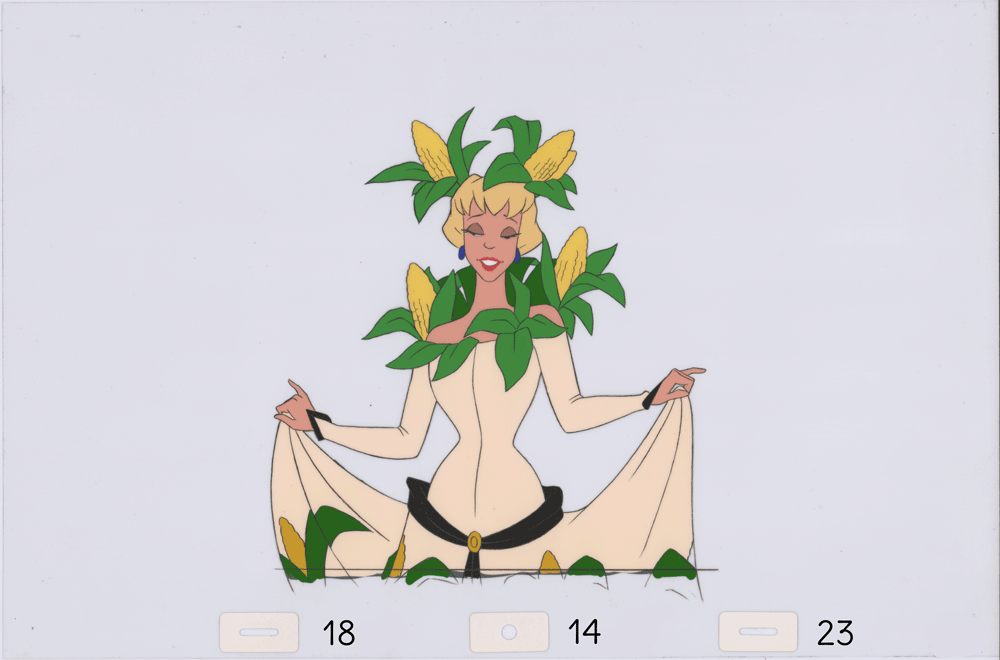 Swan Princess Celluloid Original Hand-Painted Animated Art Cel
