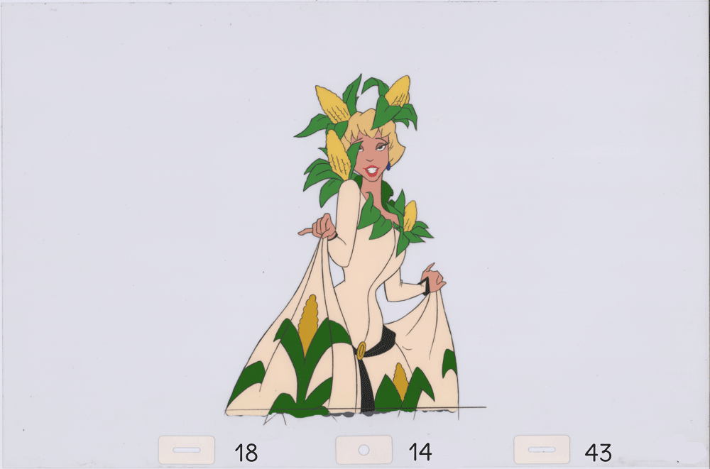 Swan Princess Celluloid Original Hand-Painted Animated Art Cel