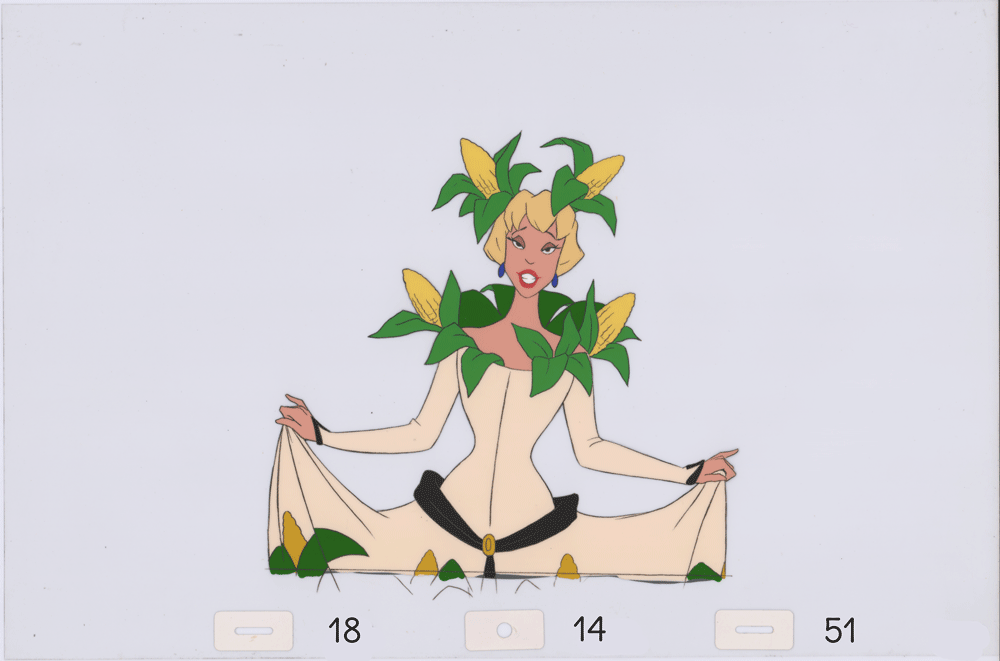 Swan Princess Celluloid Original Hand-Painted Animated Art Cel