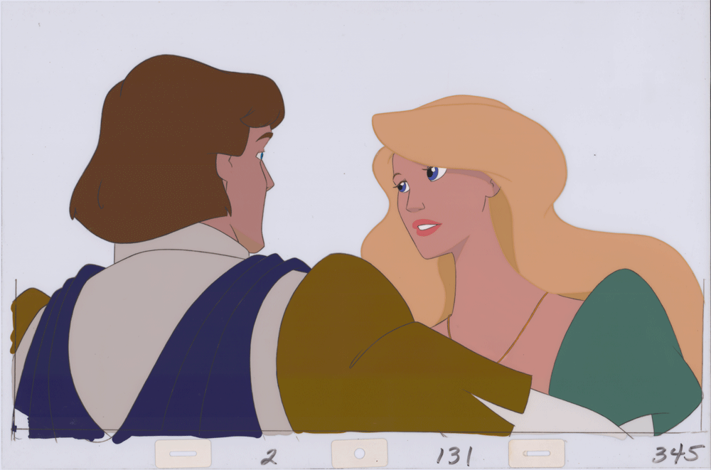 Swan Princess Celluloid Original Hand-Painted Animated Art Cel