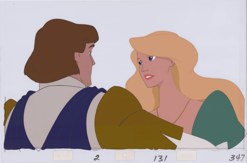 Swan Princess Celluloid Original Hand-Painted Animated Art Cel