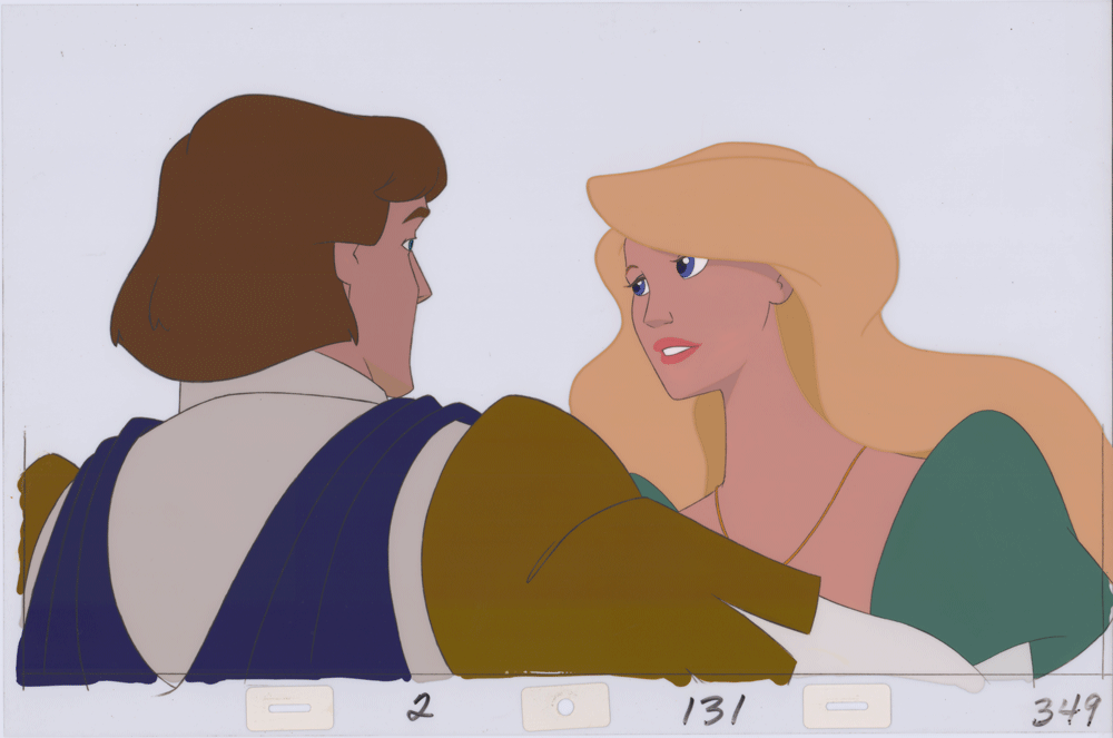 Swan Princess Celluloid Original Hand-Painted Animated Art Cel