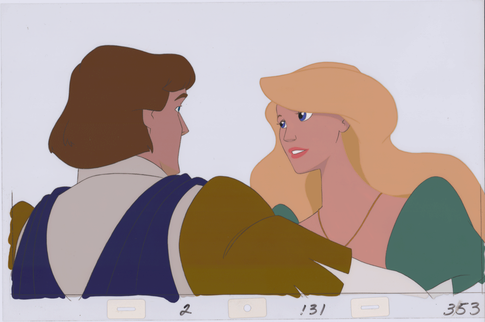Swan Princess Celluloid Original Hand-Painted Animated Art Cel