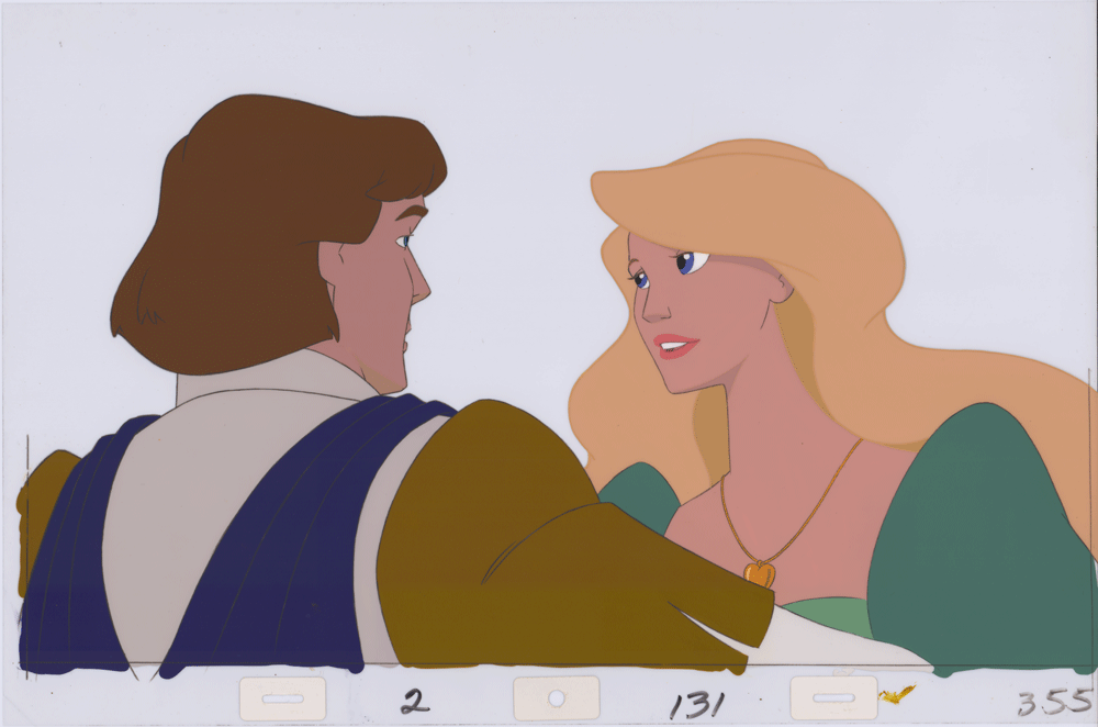 Swan Princess Celluloid Original Hand-Painted Animated Art Cel