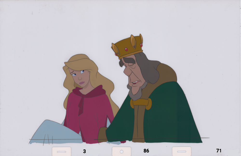 Art Cels Odette & William (Sequence 3-86 thru 3-88)