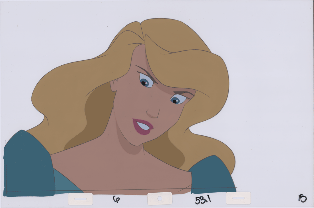 Swan Princess Celluloid Original Hand-Painted Animated Art Cel