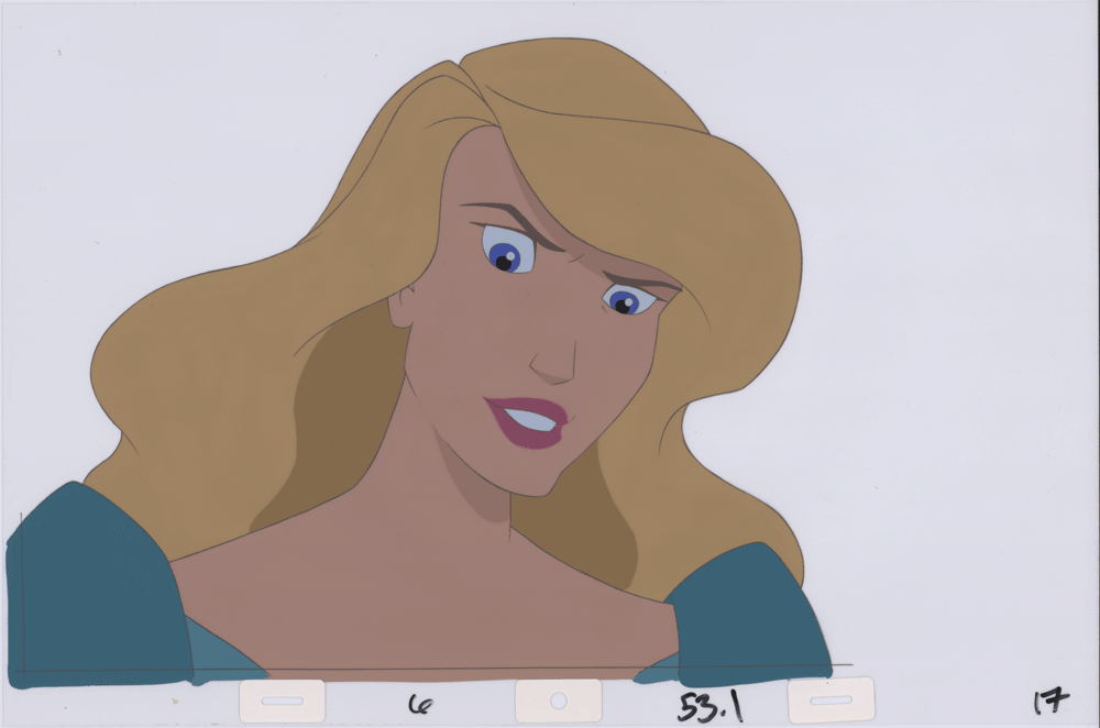 Swan Princess Celluloid Original Hand-Painted Animated Art Cel