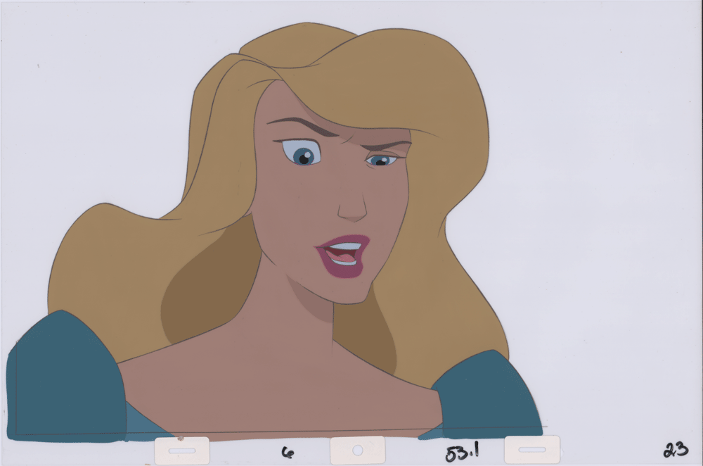 Swan Princess Celluloid Original Hand-Painted Animated Art Cel