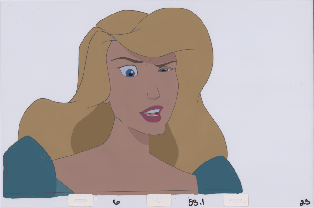 Swan Princess Celluloid Original Hand-Painted Animated Art Cel