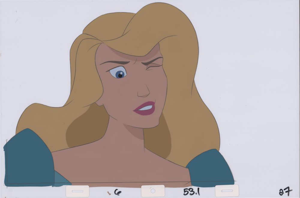 Swan Princess Celluloid Original Hand-Painted Animated Art Cel