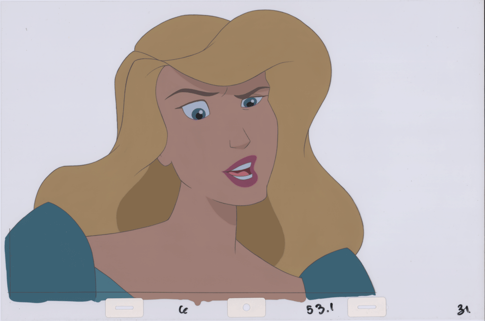 Swan Princess Celluloid Original Hand-Painted Animated Art Cel