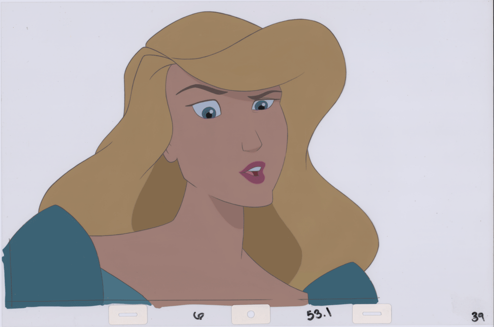 Swan Princess Celluloid Original Hand-Painted Animated Art Cel