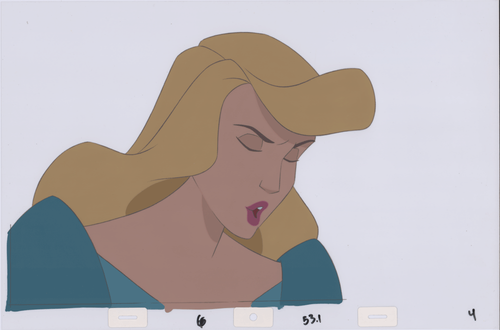 Swan Princess Celluloid Original Hand-Painted Animated Art Cel