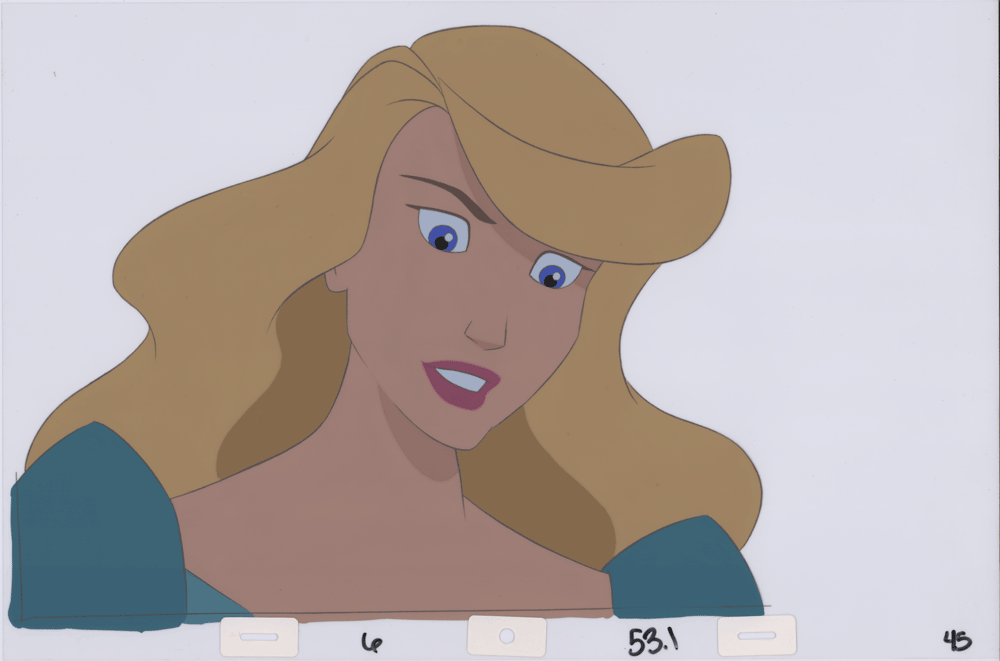 Swan Princess Celluloid Original Hand-Painted Animated Art Cel