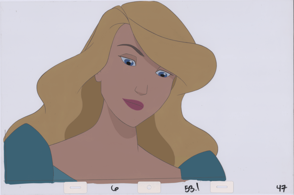 Swan Princess Celluloid Original Hand-Painted Animated Art Cel