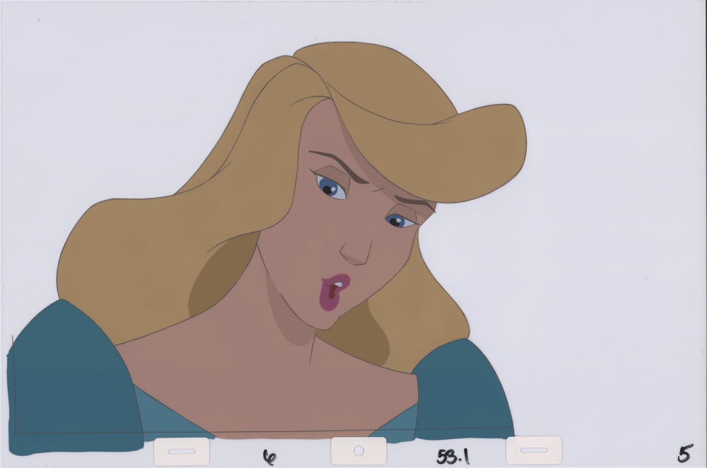 Swan Princess Celluloid Original Hand-Painted Animated Art Cel