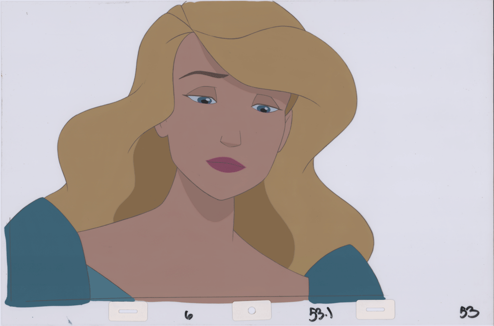 Swan Princess Celluloid Original Hand-Painted Animated Art Cel