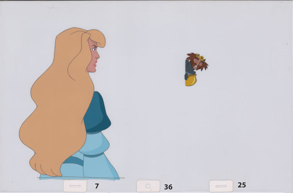 Art cel Odette and Rothbart (Sequence 7-36 & 7-39)