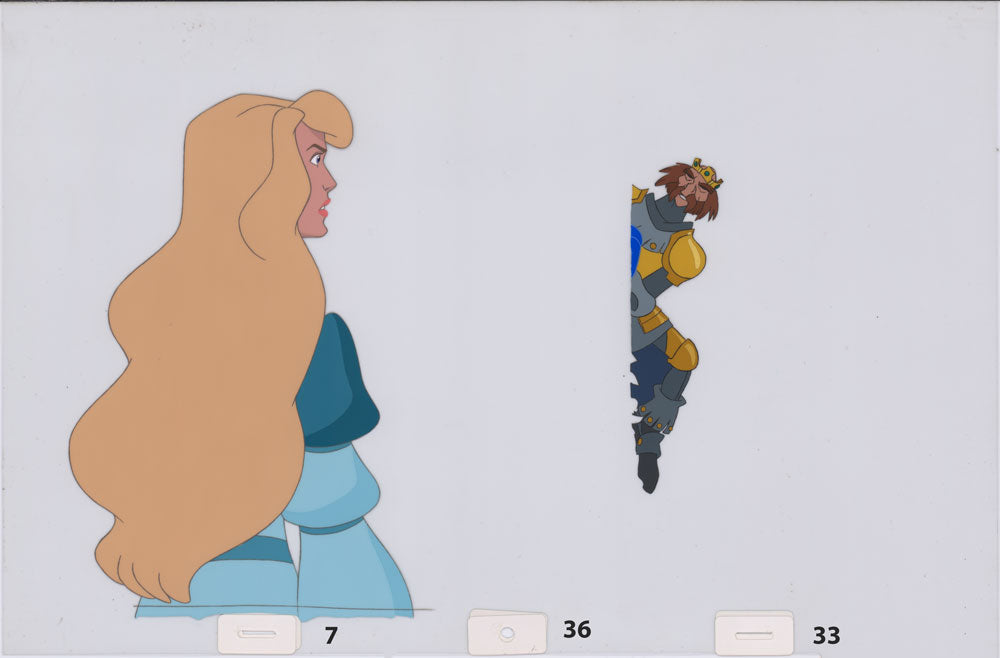 Art cel Odette and Rothbart (Sequence 7-36 & 7-39)