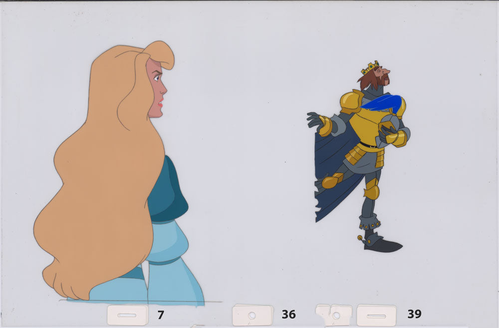 Art cel Odette and Rothbart (Sequence 7-36 & 7-39)
